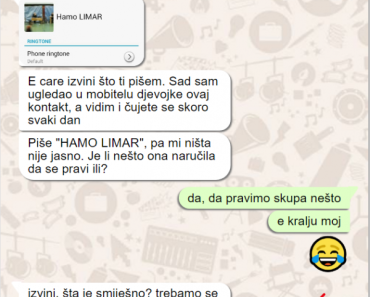 ČAČKAO SAM TELEFON OD DEVOJKE I U IMENIKU NAŠAO IME “HAMO LIMAR”: Javio sam mu se, a kad mi je NAPISAO ŠTA NJIH DVOJE RADE, SAMO SAM SE SRUŠIO